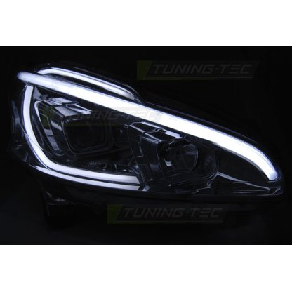 Přední světla s LED denními světly Peugeot 208 12-15 chrom