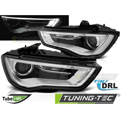 Přední světla s LED denními světly TubeLight Audi A3 8V 12-16 černá