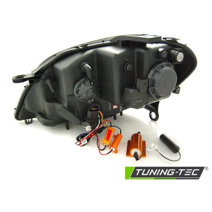Přední světla s LED, dynamický blinkr Mercedes Benz W164 M-class 05-07 černá