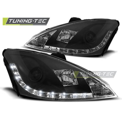Přední světla s LED Ford Focus 01-04 černé