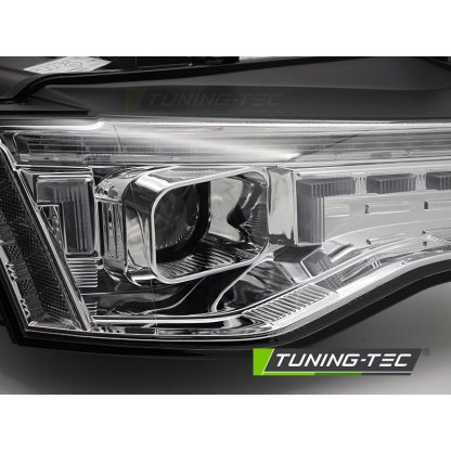 Přední světla s LED pro AUDI A5 2011-2016 chromová
