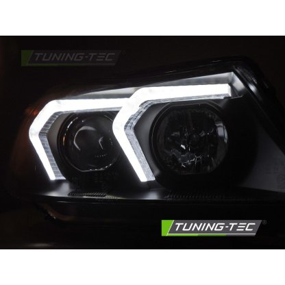 Přední světla s LED pro BMW E90/E91 2005-2008 černá