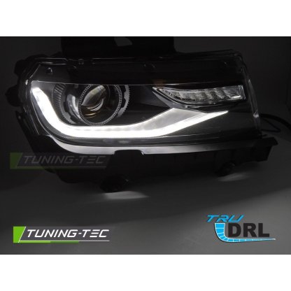 Přední světla s LED pro CHEVROLET CAMARO 2013-2015 černá