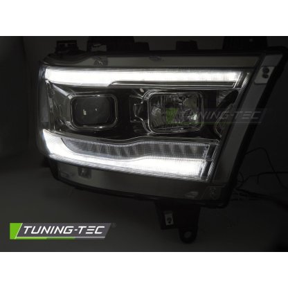 Přední světla s LED pro DODGE RAM 2019-2022 chromová