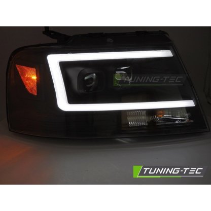 Přední světla s LED pro Ford F150 MK11 2004-2008 černá