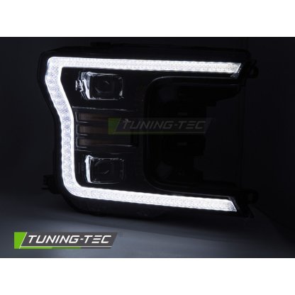 Přední světla s LED pro Ford F150 MK13 2017-2020 černá