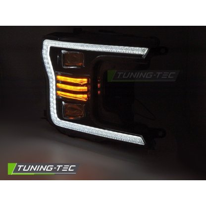 Přední světla s LED pro Ford F150 MK13 2017-2020 černá