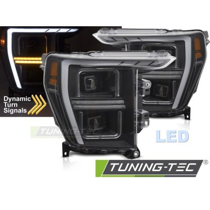 Přední světla s LED pro Ford F150 MK13 2020-2023 černá