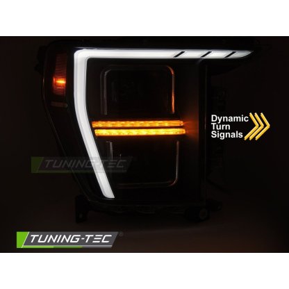 Přední světla s LED pro Ford F150 MK13 2020-2023 černá