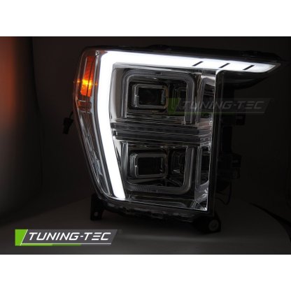 Přední světla s LED pro Ford F150 MK13 2020-2023 chromová