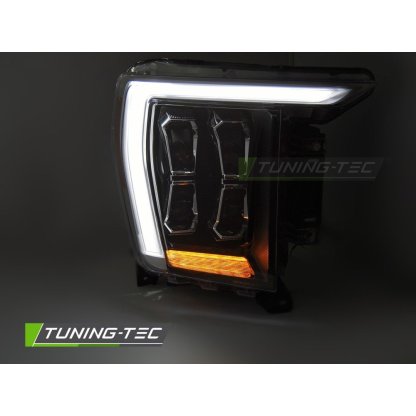 Přední světla s LED pro Ford F150 MK14 2020-2023 černá