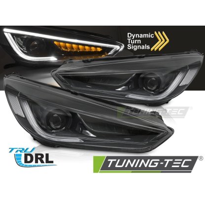 Přední světla s LED pro Ford FOCUS MK3 2014-2018 černá