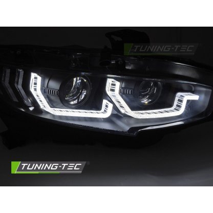 Přední světla s LED pro HONDA CIVIC X 2016-2021 černá