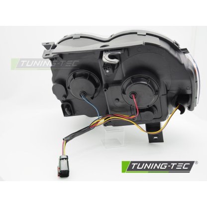 Přední světla s LED pro JEEP GRAND CHEROKEE 2005-2008 černé