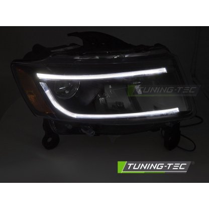 Přední světla s LED pro JEEP GRAND CHEROKEE 2014-2016 černá