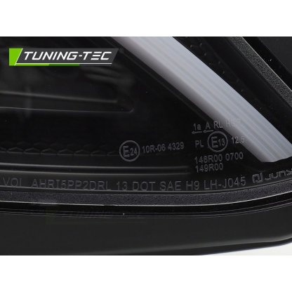 Přední světla s LED pro MERCEDES-BENZ W205 2014-2018 černá