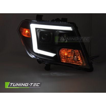 Přední světla s LED pro NISSAN FRONTIER 2010-2014 černá