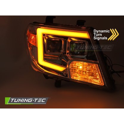 Přední světla s LED pro NISSAN FRONTIER 2010-2014 chromová