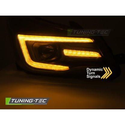 Přední světla s LED pro SUBARU FORESTER IV 2013-2018 xenon černá