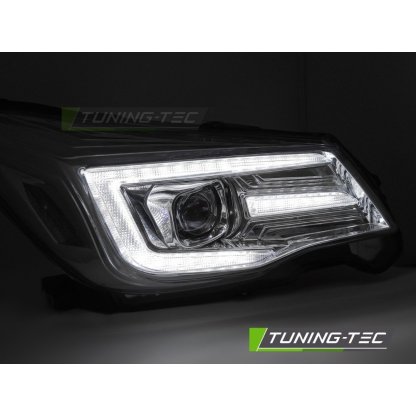 Přední světla s LED pro SUBARU FORESTER IV 2013-2018 xenon chromová