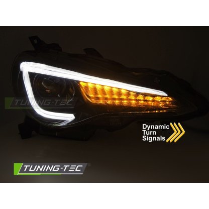 Přední světla s LED pro TOYOTA GT86 2012-2021 černá