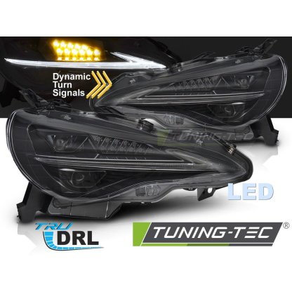 Přední světla s LED pro TOYOTA GT86 2012-2021 černá