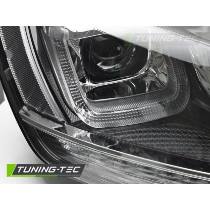 Přední světla s LED pro VW GOLF 7 2013-2017 chrom line