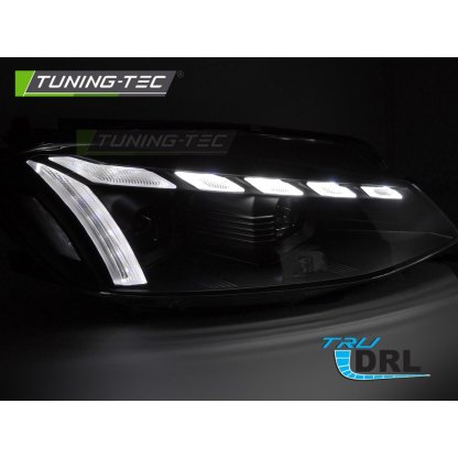 Přední světla s LED pro VW Golf 7 2017-2019 černá