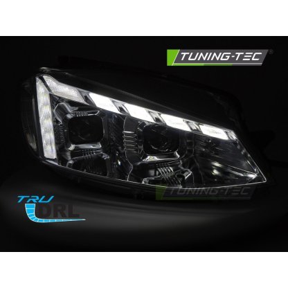 Přední světla s LED pro VW Golf 7 2017-2019 chromová