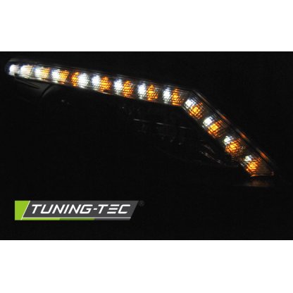 Přední světla s LED SEAT Ibiza 6J 08-12, LED blinkr černá