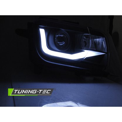 Přední světla s LED TUBE Chevrolet Camaro 09-13 černá