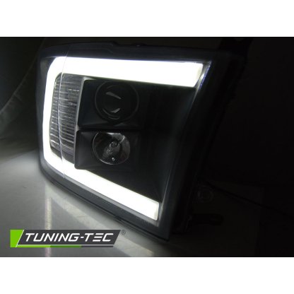 Přední světla s LED TUBE Dodge Ram 09-18 černá