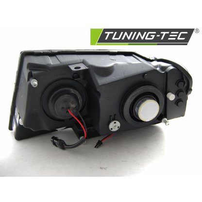 Přední světla s LED tube Jeep Grand Cherokee 99-05 chrom