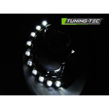 Přední světla s LED VW New Beetle 06-11 černá