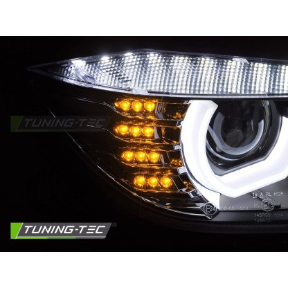 Přední světla s U-TYPE LED pro BMW F30/F31 2011-2015 černá