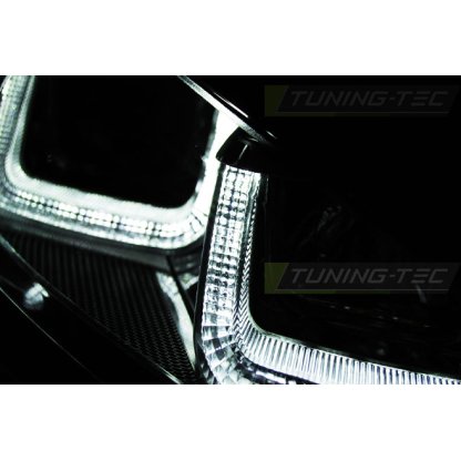 Přední světla U-LED BAR denní světla VW Golf 7 12- černá, black line