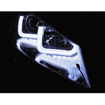 Přední světla U-LED BAR denní světla VW Golf 7 12- chrom