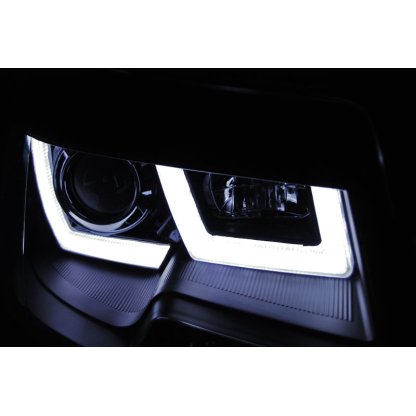 Přední světla U-LED BAR denní světla VW T5 10- černá