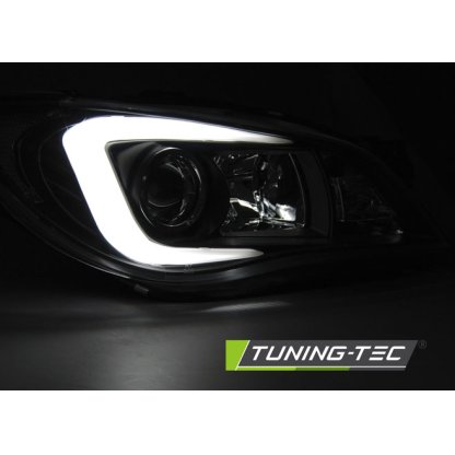 Přední světla Xenon D2S LED TubeLight Subaru Impreza II GD 06-07 černá