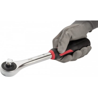 Přepínací ráčna 1/2" s 360°otočnou rukojetí, délka 288 mm VIGOR - V5437