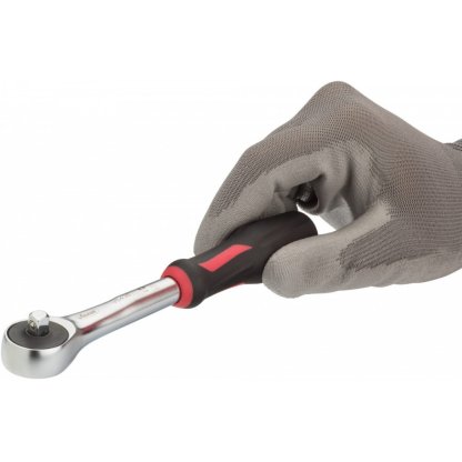 Přepínací ráčna 1/4" s 360°otočnou rukojetí, délka 176 mm VIGOR - V5436