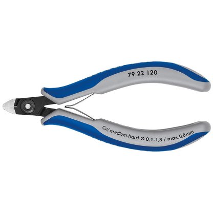 Přesné boční štípací kleště na elektroniku brunýrované 120 mm - 7922120