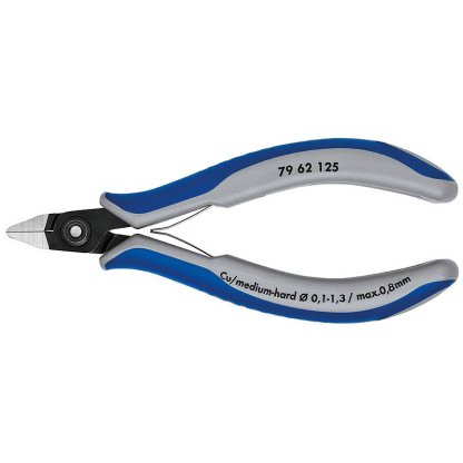 Přesné boční štípací kleště na elektroniku brunýrované 125 mm - 7962125