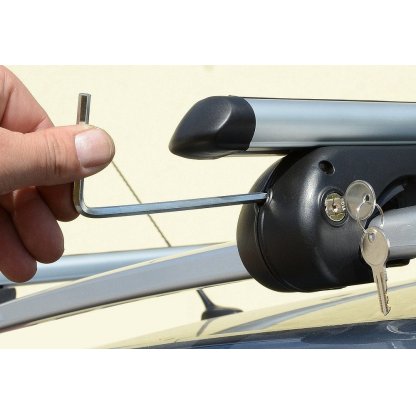 Příčníky na klasické podélníky / hagusy Aroso Wolf XL 135cm - aluminium / uzamykatelné