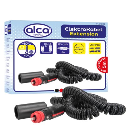 Prodlužovací kabel 12V/24V, 6A, 5m, 570000
