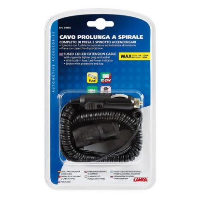 Prodlužovací kabel 4m 12-24V, 39055