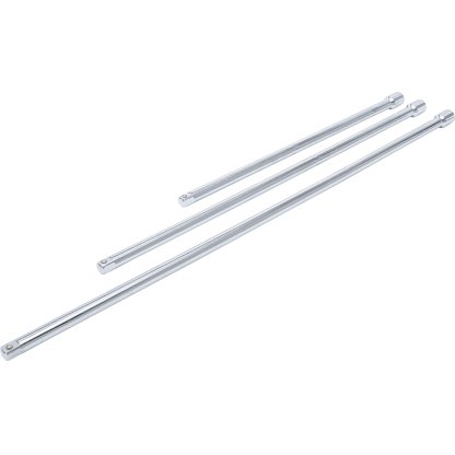 Prodlužovací nástavce, 1/2", 450, 600, 750 mm, 3 ks - B92237