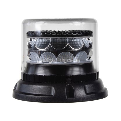 PROFI LED maják 12-24V 24x3W modrý čirý 133x110mm, ECE R65