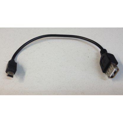 Propojovací kabel s konektorem USB mini A zástrčka / USB A zásuvka