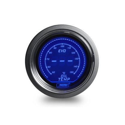 PROSPORT Performance přídavný budík řady EVO, měřená hodnota: teplota oleje